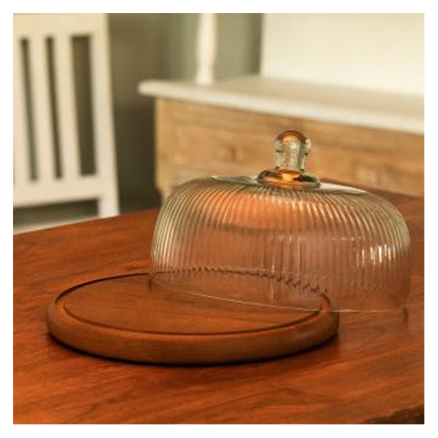Заводская Прямая продажа декоративное стекло Cloche Dome