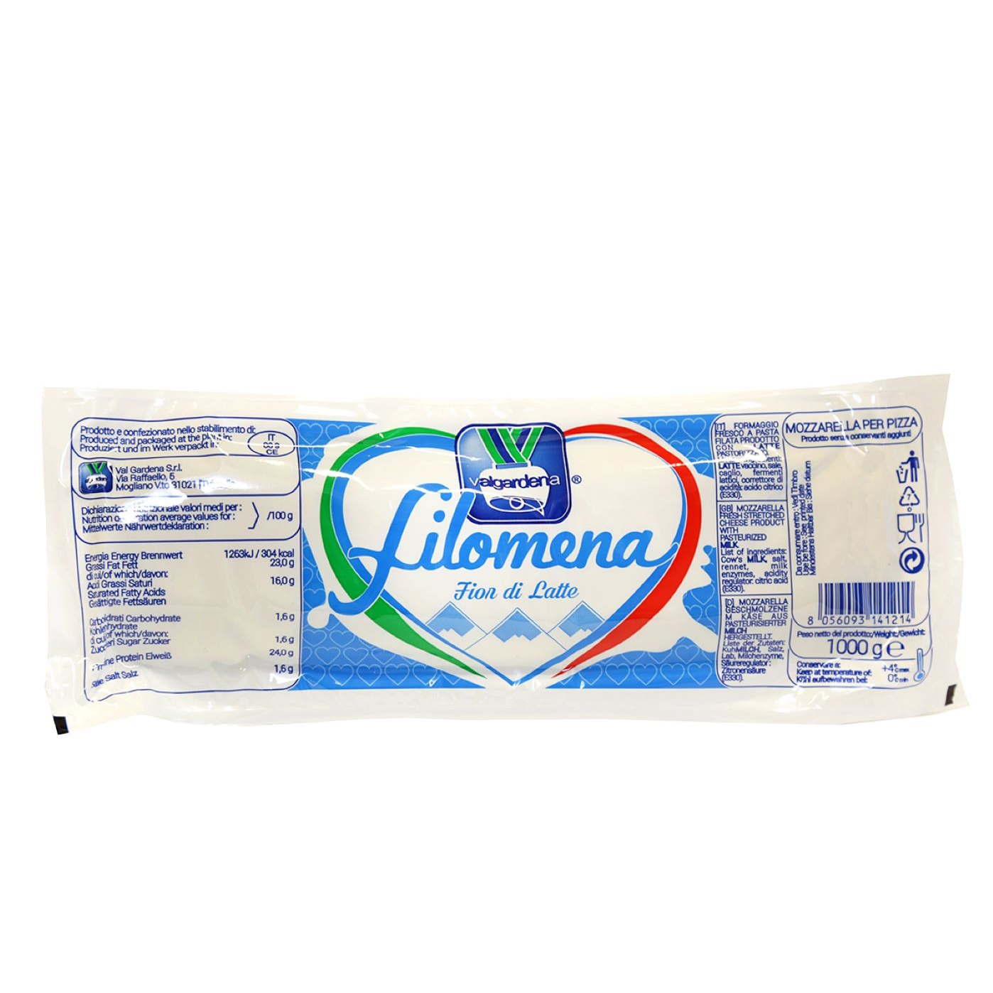 MOZZARELLA итальянский филон для сыра 1 кг