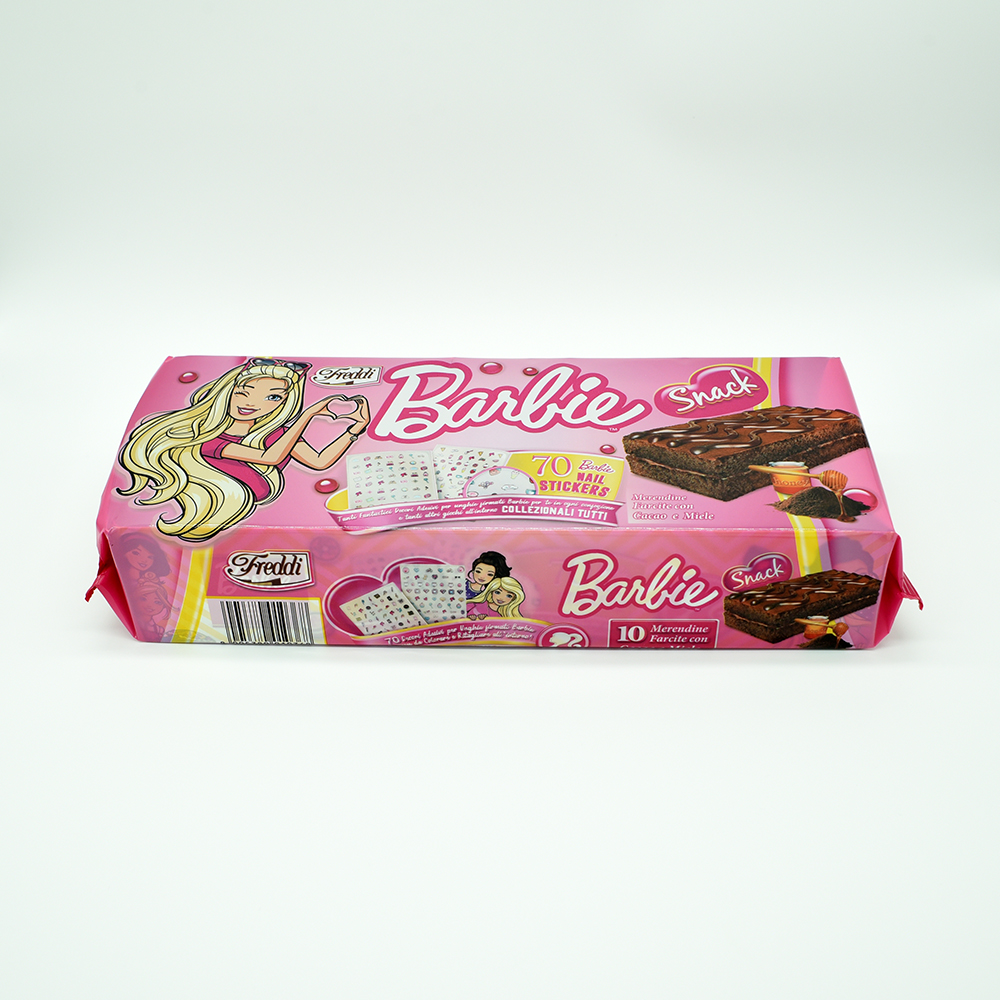 Made in Italy Soft mini cake BARBIE N.S. cocoa and honey 25g x 10 = 250g for daily consumption
