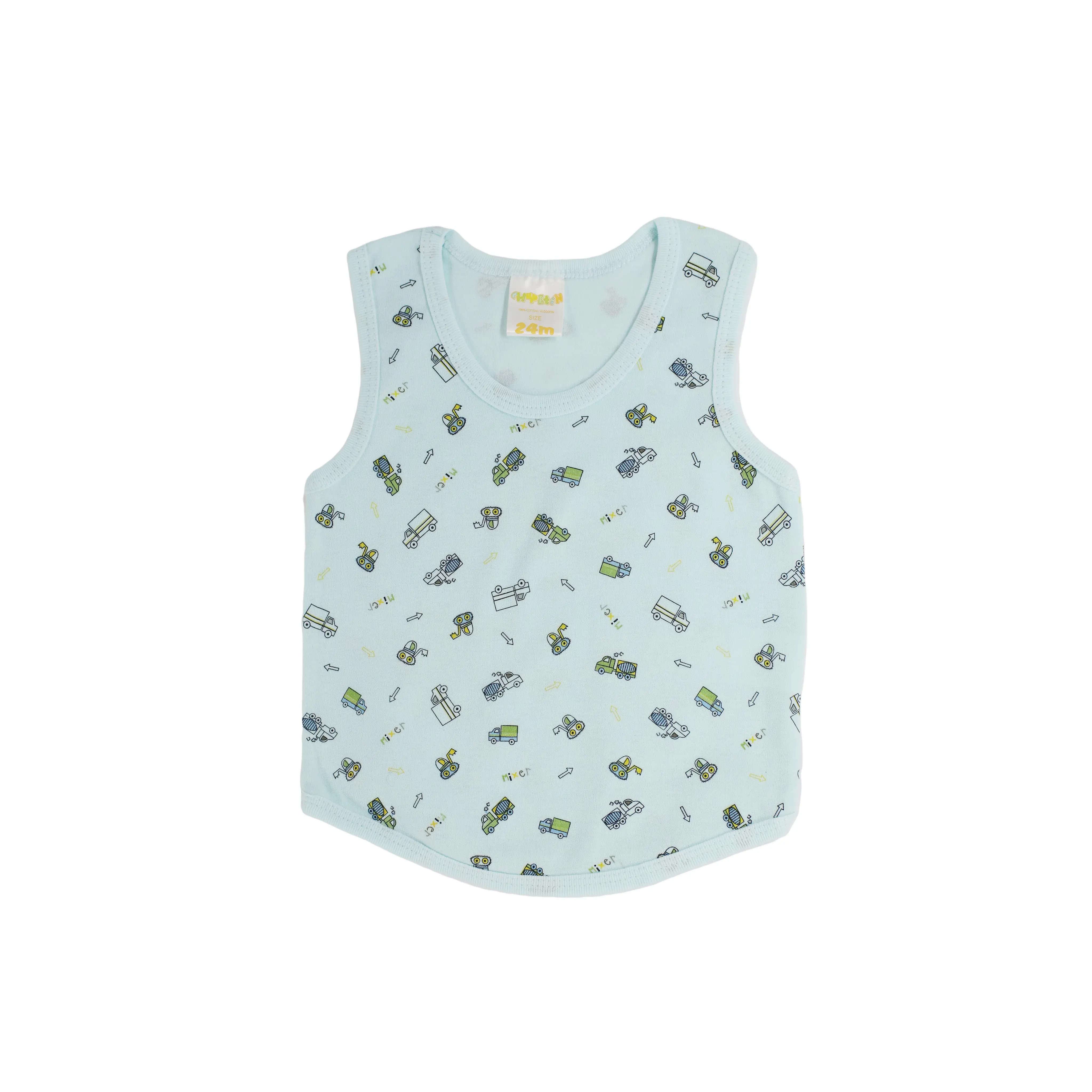 Printed cartoon pattern 100% cotton cute summer cheap cool baby boy vest