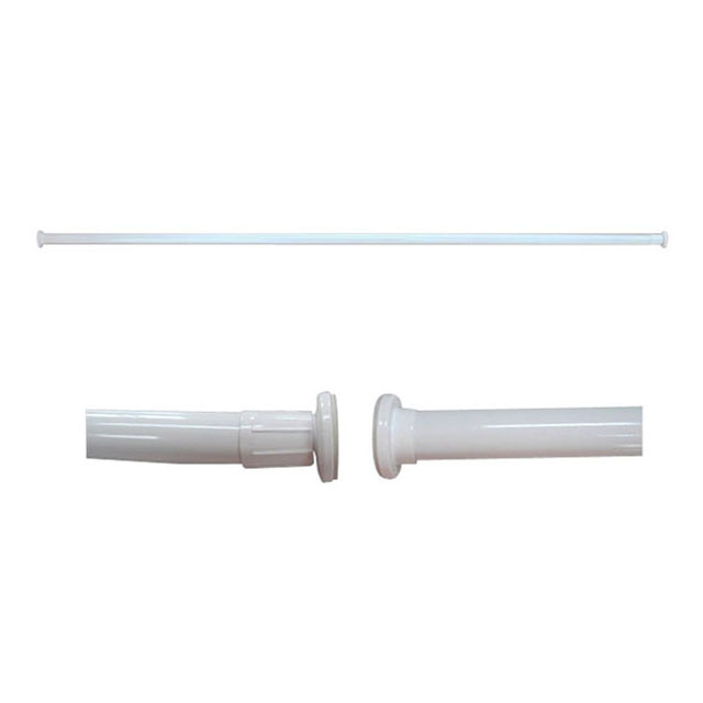Rust Resistant Tension Aluminum Shower Curtain Rod Telescopic Wardrobe Closet Rods