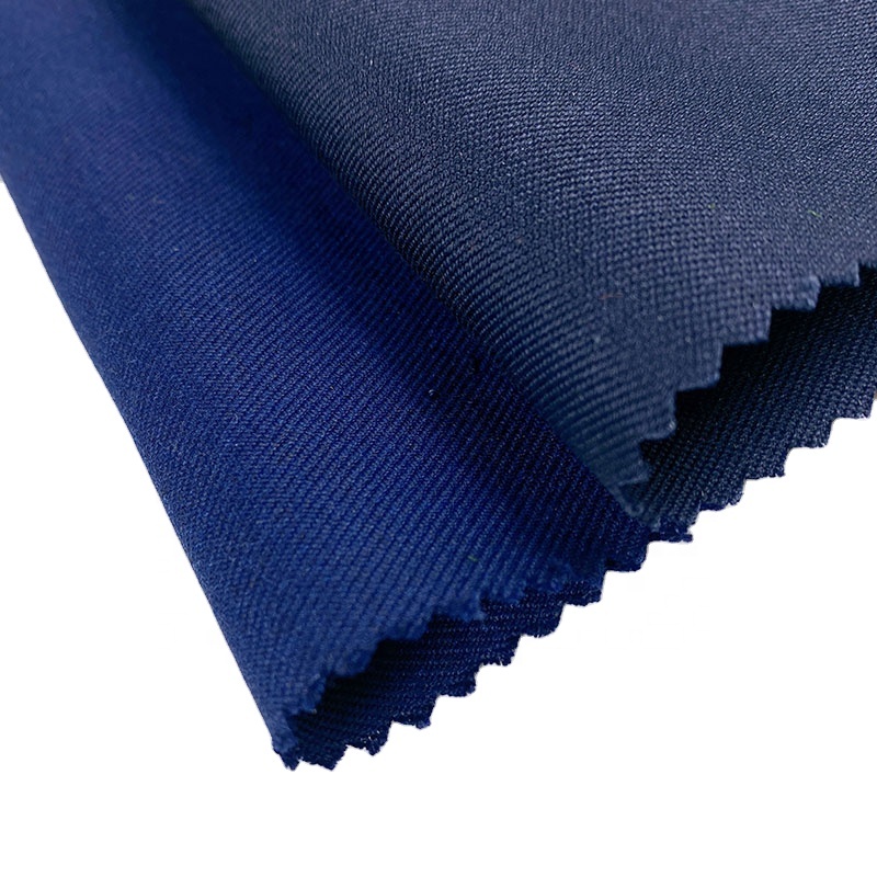 Navy 60%Modacrylic 38%Cotton 2%Anti-Static Fire Retardant Twill modacrylic blends fabric 250gsm