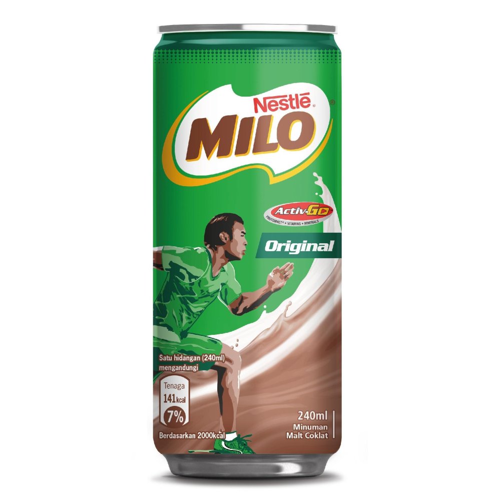 Оригинальная шоколадная солода Nestle MILO Activ-Go (240 мл x 24)