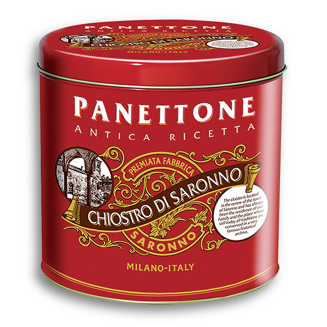 Panettone классический металлический жестяной 1000 г