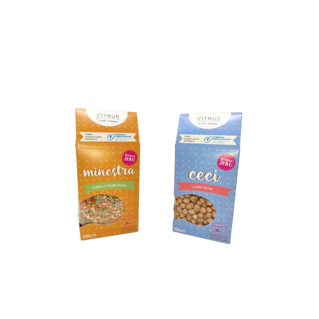 High quality Italian Chickpeas and Barley Legumes Soup for supermarkets