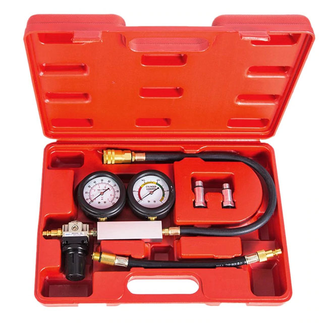 TU-21 Cylinder Leakage Leakdown Leak Detector Engine Compression Tester Gauges