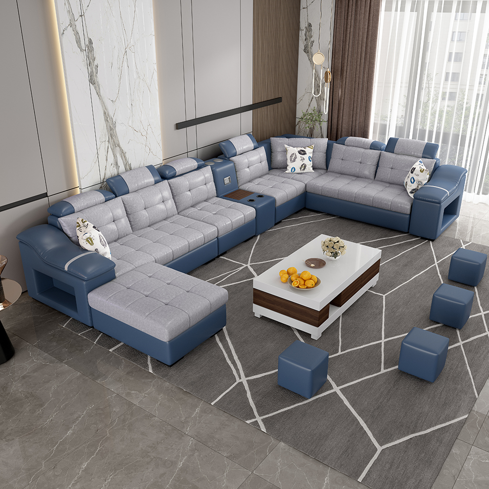 2021 7 местный диван в гостинную дизайн ткани для дивана Recliner