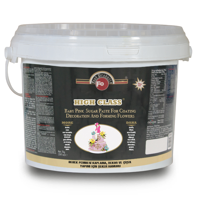FO High Class Sugar Paste Dough (Fondant) / Baby Pink