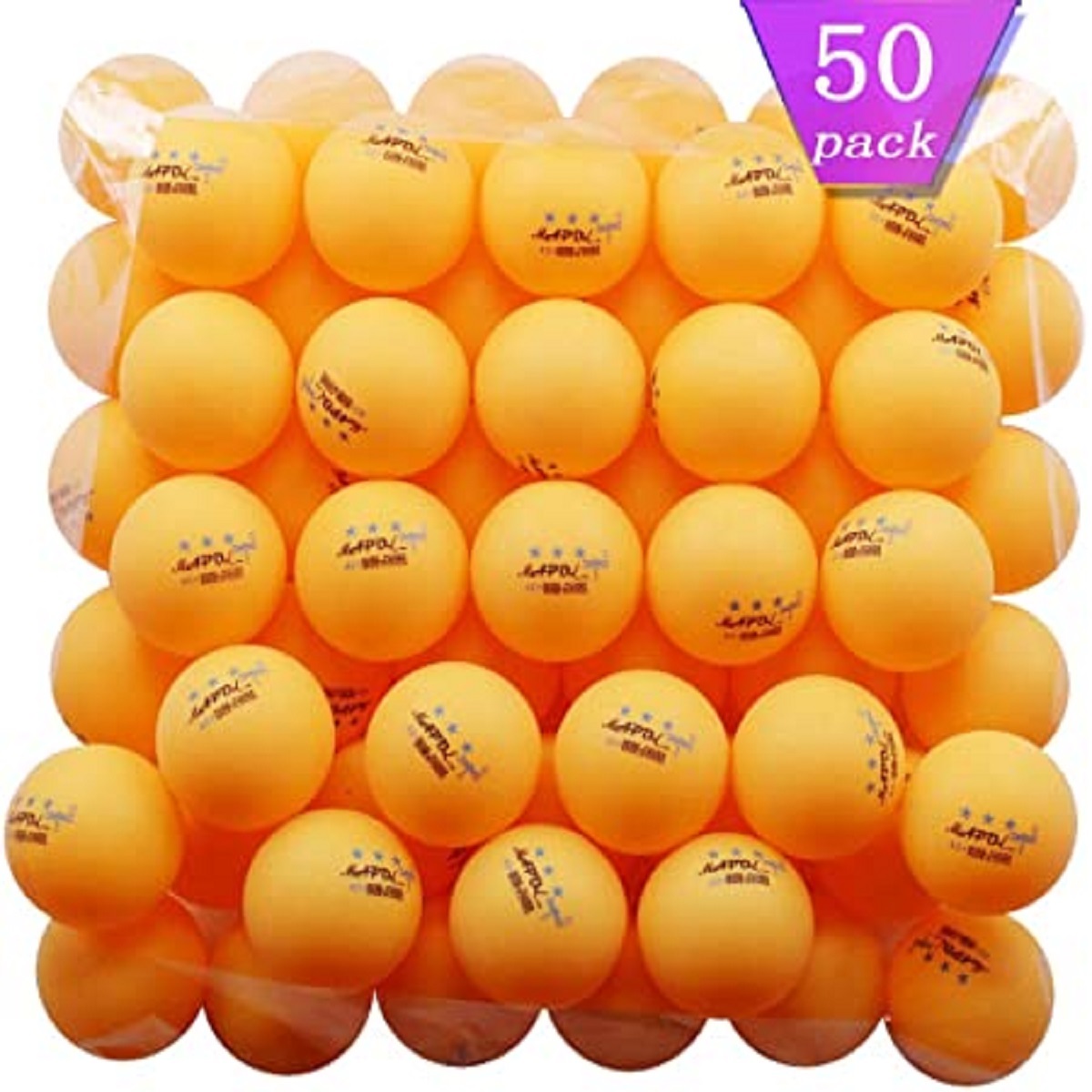Promotional LOKI SW353 wholesale white/yellow ABS pingpong ball