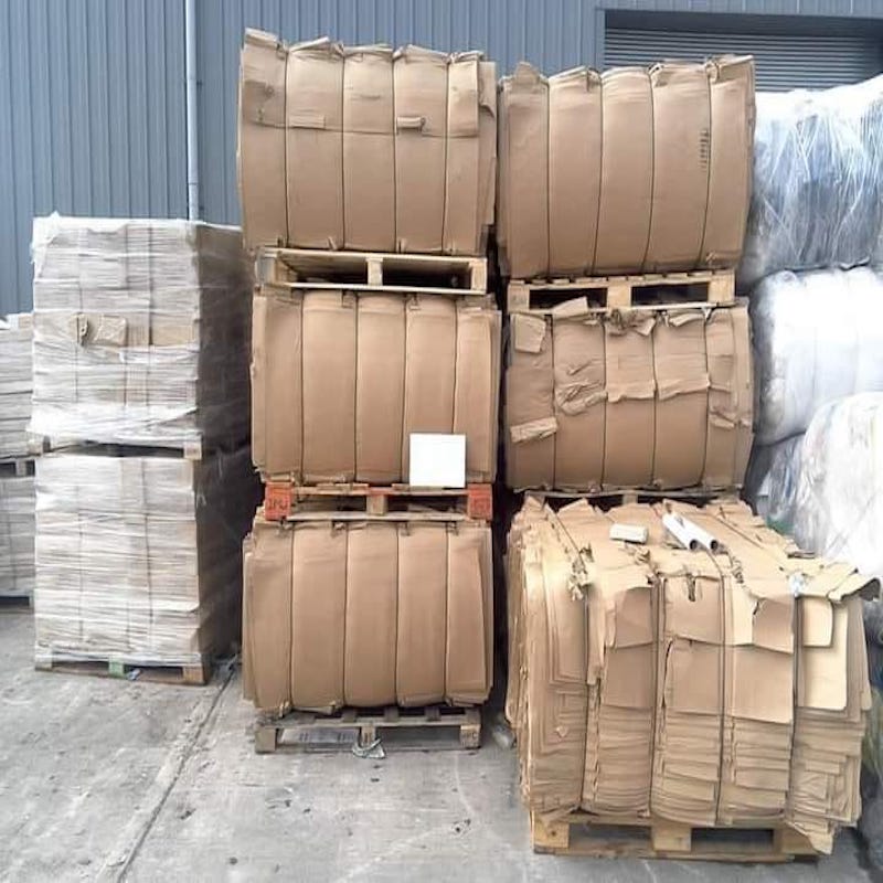 Old Corrugated Carton Waste Paper Scraps OCC