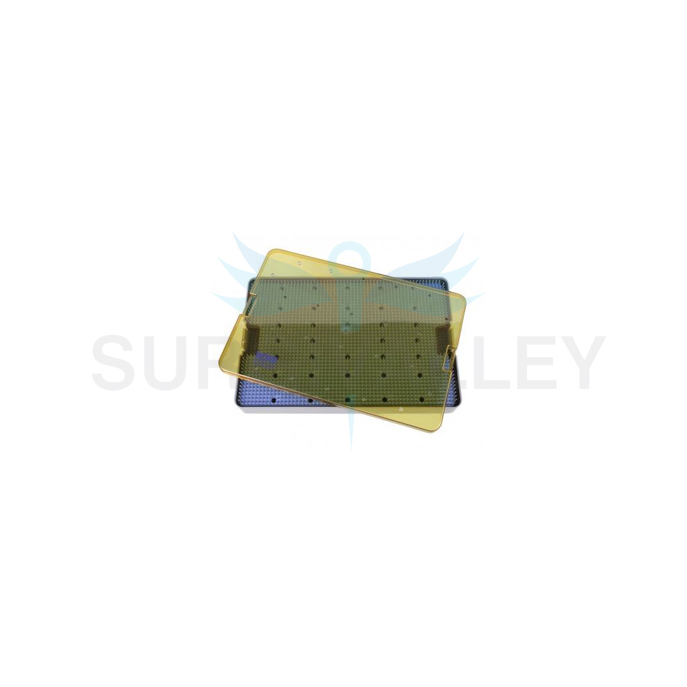 Microsurgical Instrument Tray 2-level Base & Insert Tray 2 mats 10 x 15 x 1.5inch