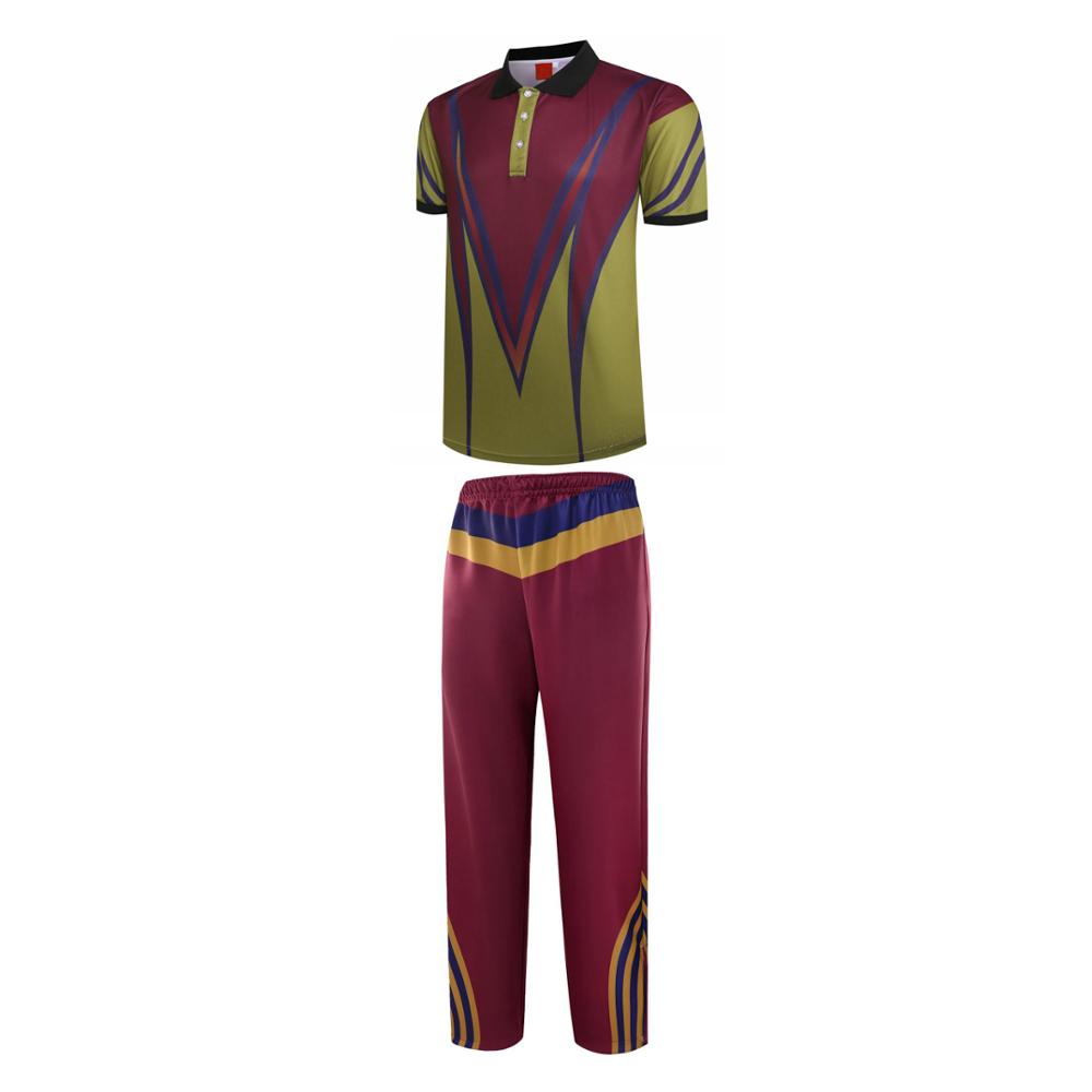 2019 20 Professional Cricket Uniform international Team Cricket Uniform Blue with sublimation for Adults 2019 20 Professional