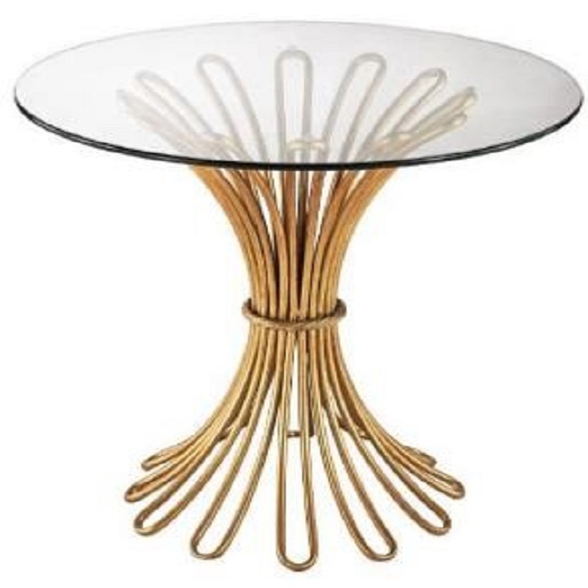 Round Coffee Side Table with Modern style wooden Finishing for Living Room