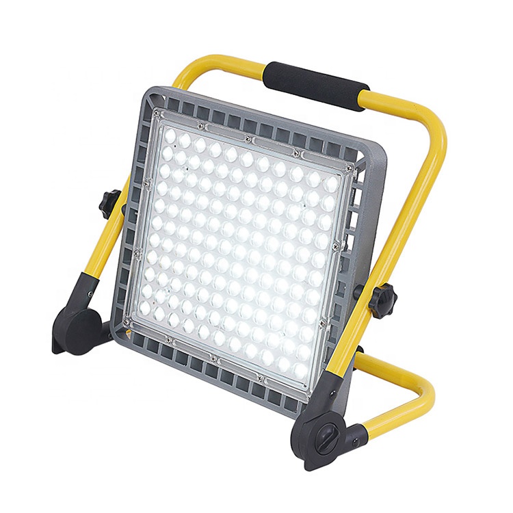 High Lumen Portable Die-casting Aluminum SMD Waterproof IP65 Rechargeable LED Flood Light Outdoor