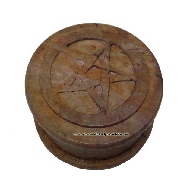 Pentacle Soapstone box