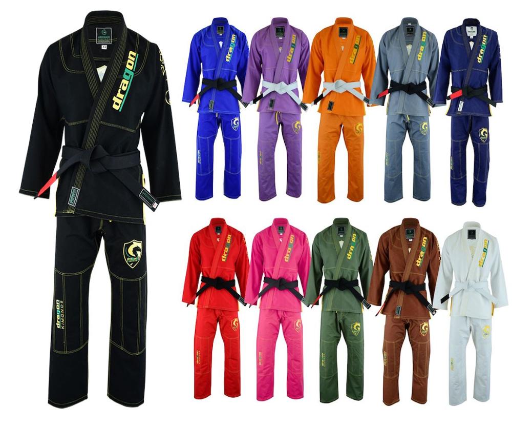 Изготовленный на заказ: ММА Jiu Jitsu (джиу джицу) Gi бразильского кимоно равномерное боевых искусств Gi дракон