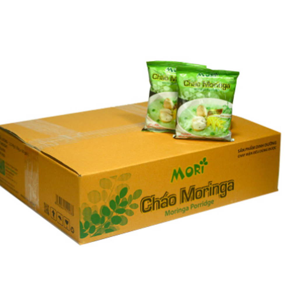 Instant Porridge Original Organic Moringa Congee 30packs x 50g Export From Vietnam