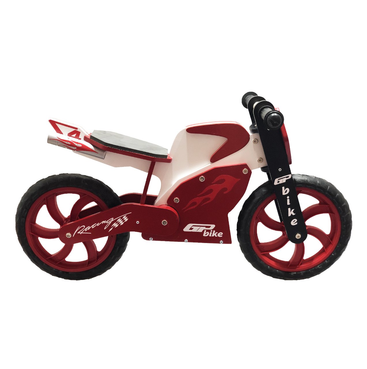 For Racing Balance Bike for Children Bicylce - Red