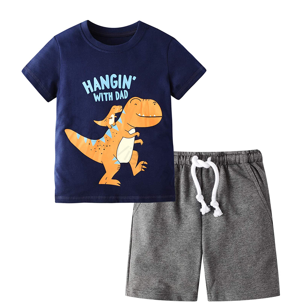 Casual Gentleman Children Clothing Set New Kids Clothes Baby Boys Shirt Kids Toddler Boy Summer Outfits