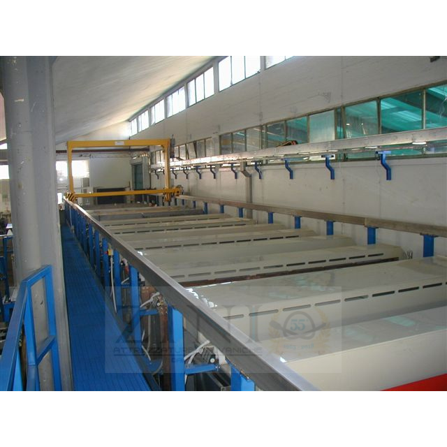 Made in Italy electroplating automatic line for galvanic plant