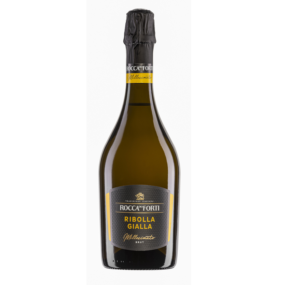 Итальянское Сверкающее вино Rocca dei Forti Ribolla Gialla Millesimato 750 мл стеклянная бутылка поставка оптом