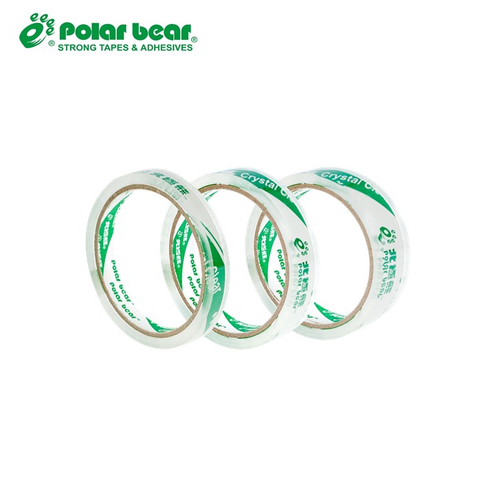 43mic 24mm 40Y cyrstal clear OPP opp in adhesive tapecolor packing taperainbow packing tape