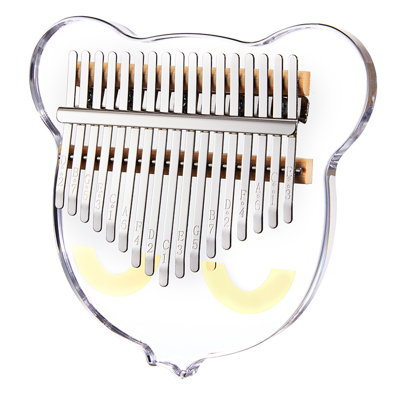 Byla crystal thumb piano transparent kalimba 17-tone kalimba finger piano kalingba