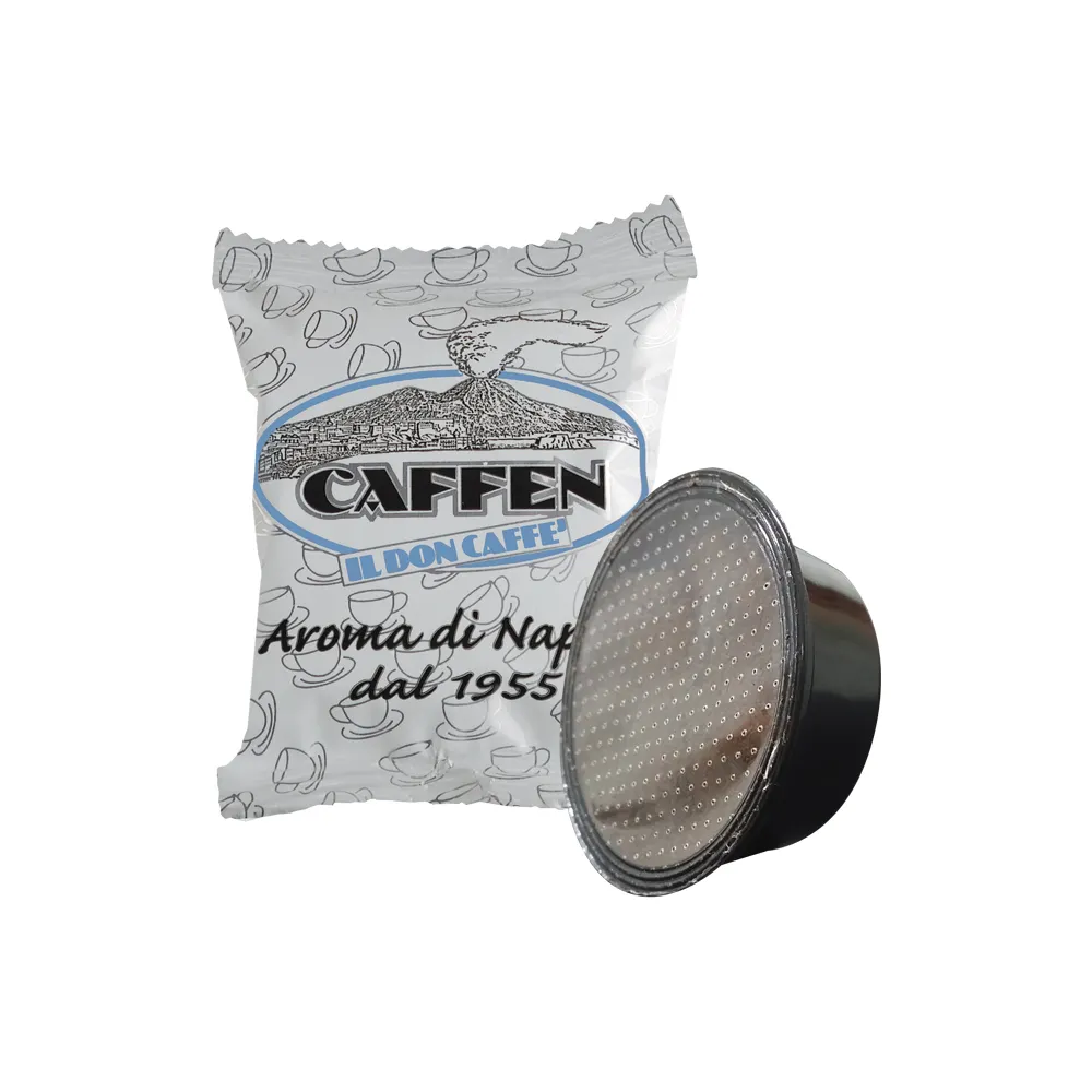 CAFFEN | 50 coffee capsules compatible A MODO MIO DECAFFEINATED blend with a strong taste without caffeine