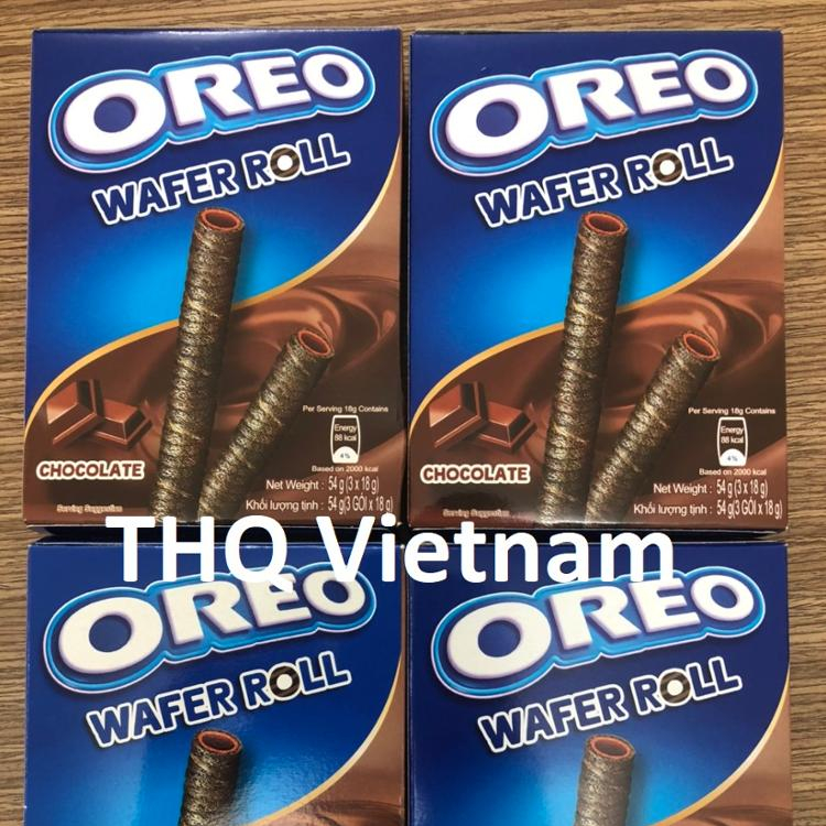 [THQ Вьетнам] OREO крен вафли 54 грамма ванили и шоколада/оптовая продажа печенья/печенье Oreo