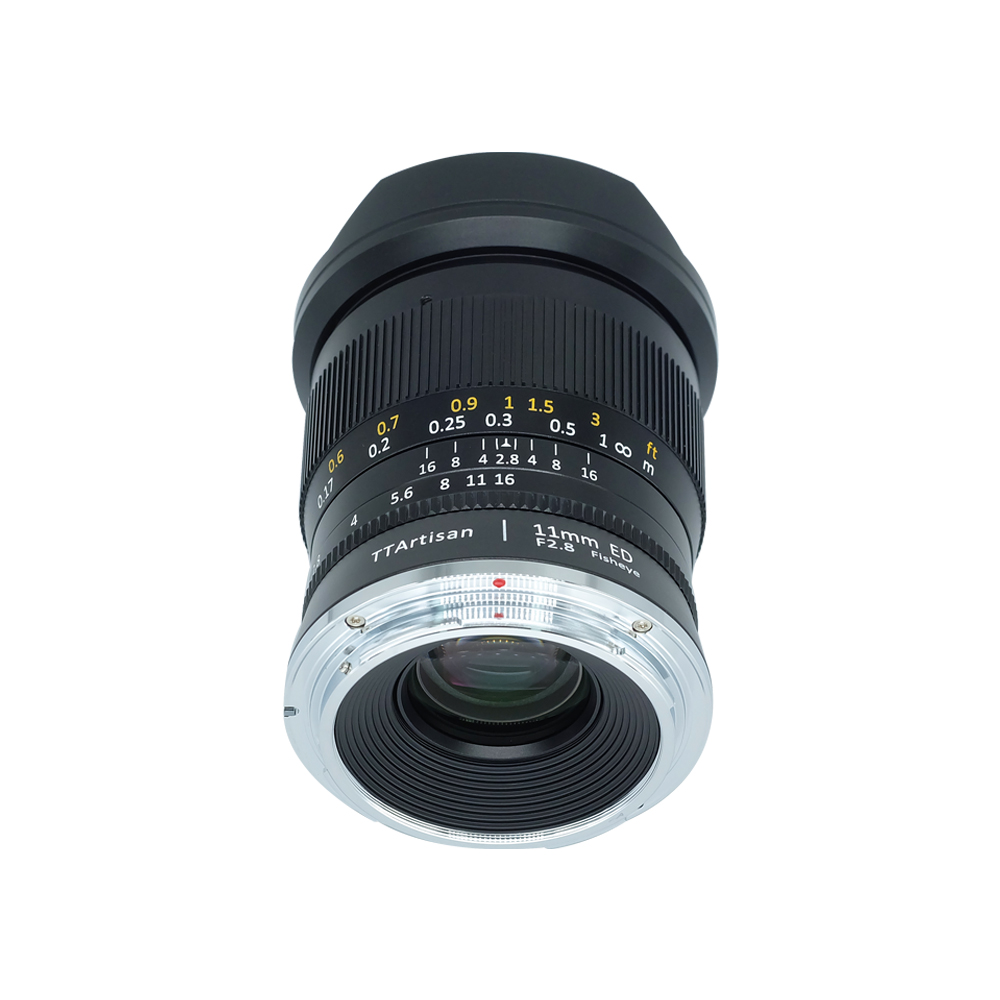 TTartisan 11 мм F2.8 Полнокадровый объектив рыбий глаз черный Z крепление для Nikon