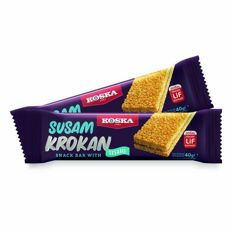 Лучший Оптовый продукт-закуски-40 г закуска с кунжутом-легкие продукты-без глютена