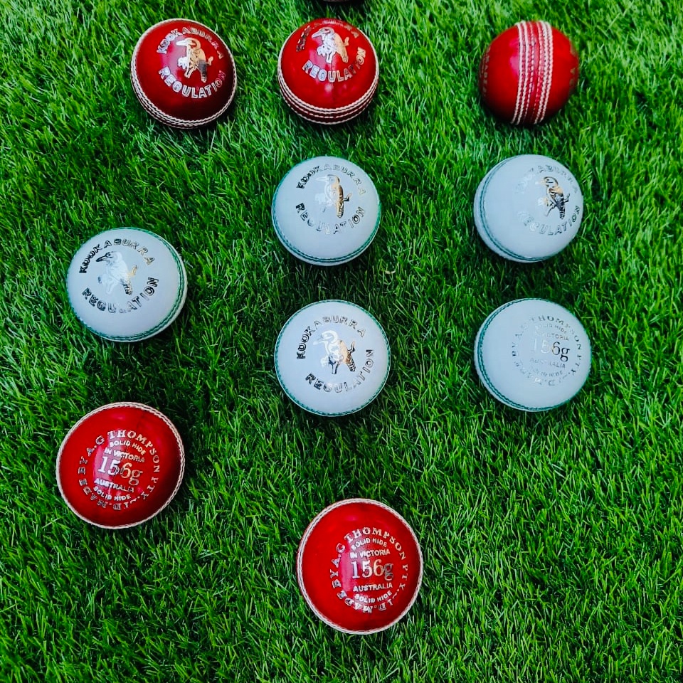 Kookaburra Regulation Cricket Ball | Size Men Women Youth | Color Red White Pink |