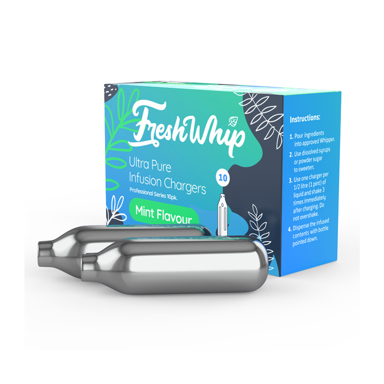 Reputed Wholesale Supplier of 10 Pack 8.2g Nitrous Oxide N2O Filled Whipped Cream Chargers