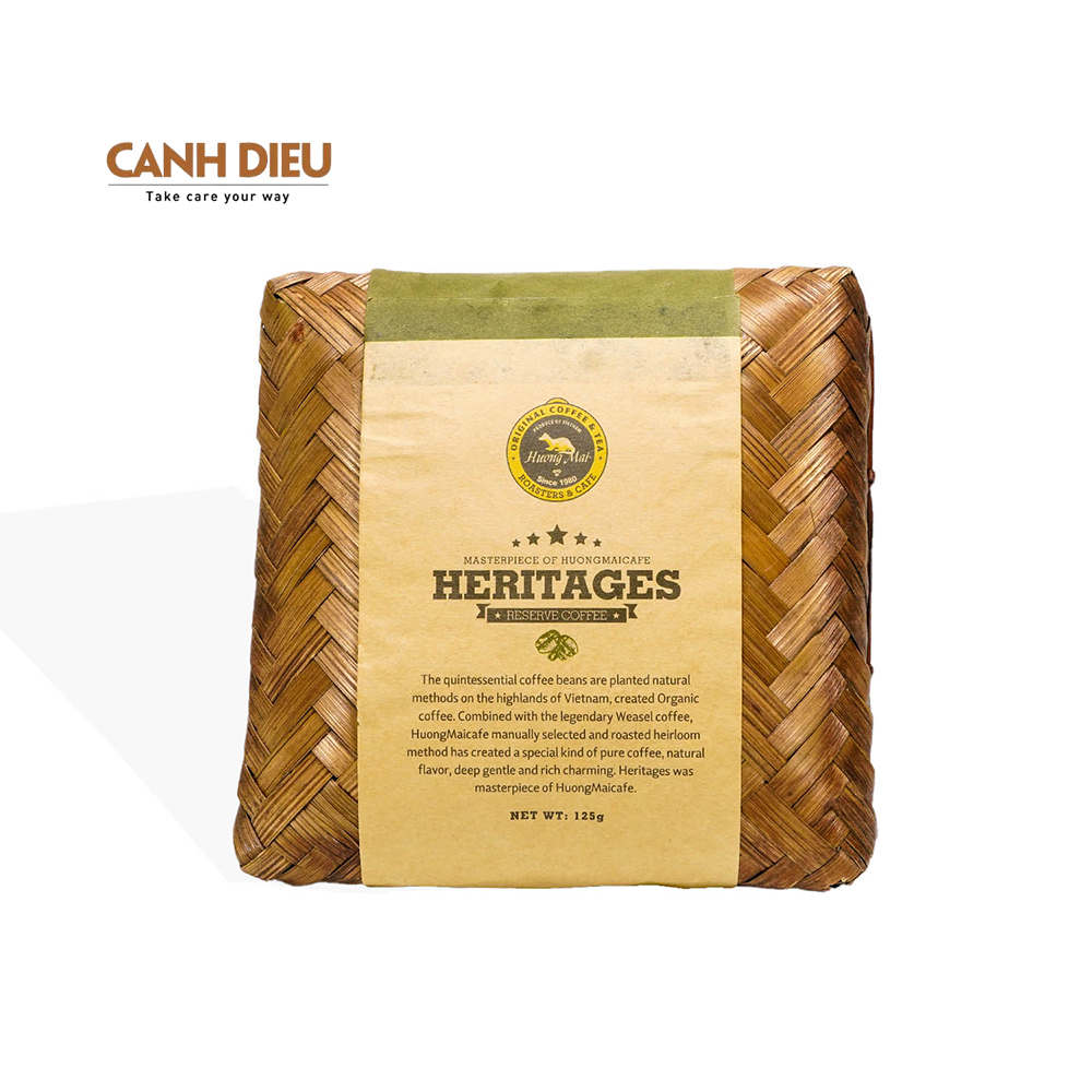 Organic Ground/Beans Vietnamese Heritage Bamboo Coffee - 125g