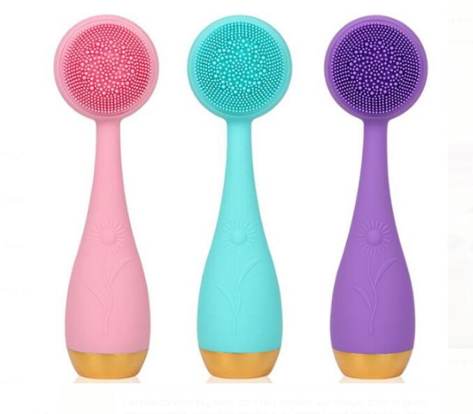 Силиконовая Очищающая щетка для лица Amazon Hot Sonic Glow Technology