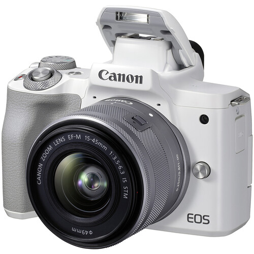 Профессиональный цифровой камеры портативной видеокамеры Dslr 1080p 24.1MP 4K двойной пикселей M50 Mark II Кольцо адаптер для беззеркальной камеры с составляет 15-45 рабочих дней мм объектив