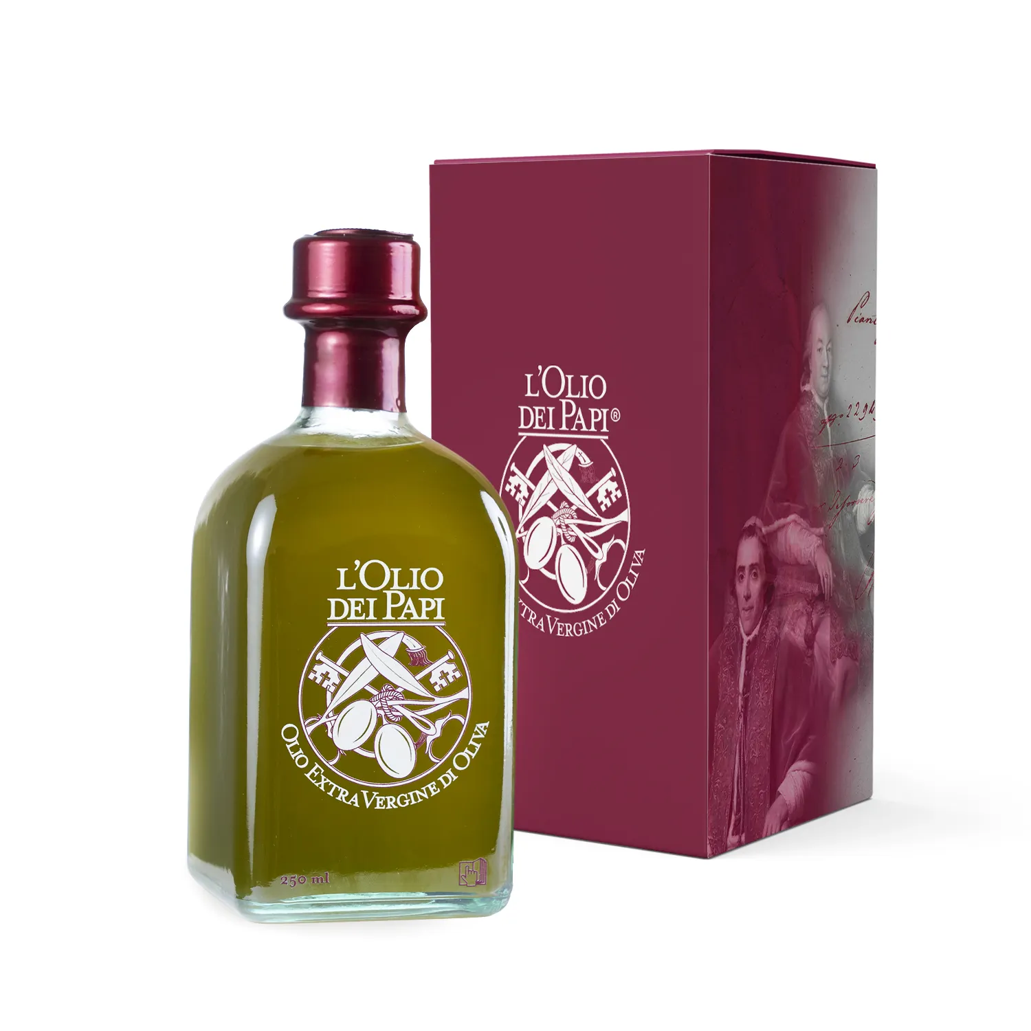 Olio dei Papi - www.oliodeipapi.it Oil of Popes Superior Extra Virgin Olive Oil Standard Case