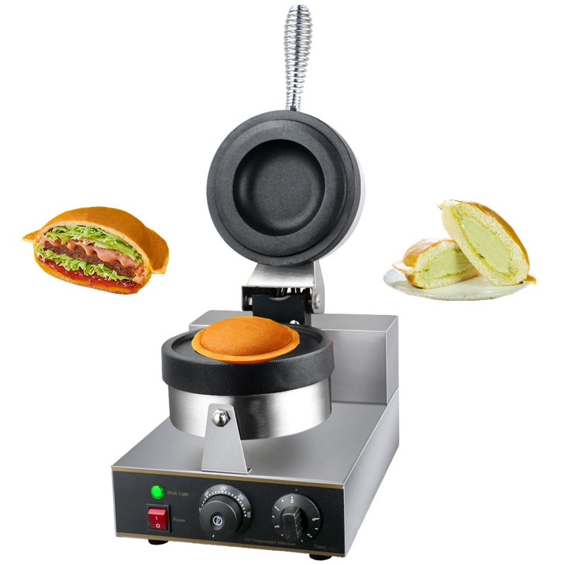 Large press panini waffles mesin UFO hamburger burger maker machine guangzhou pro ufo heated press cooker Other snack machines