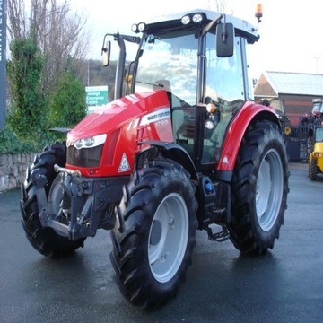 Brand New and Fairly Used Massey Ferguson 5712 with Heavy Farm Implements
