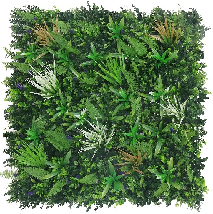 Настенные панели I LEAF MZ189021A из искусственной травы, вертикальный Декор