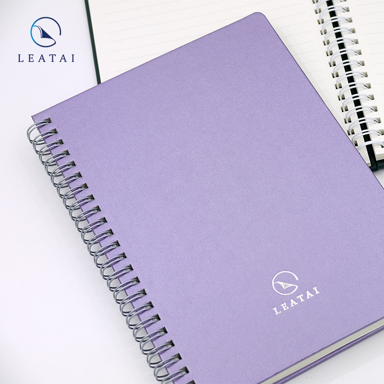Custom printing spiral bound hardcover notebook