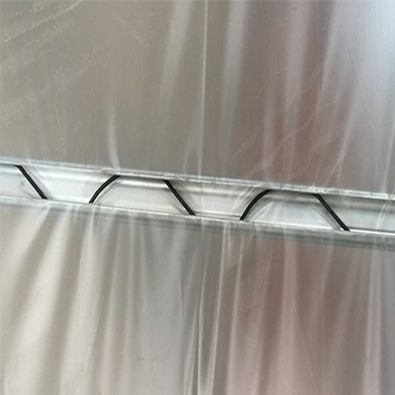 Greenhouse film lock system wiggle wire / lock spring