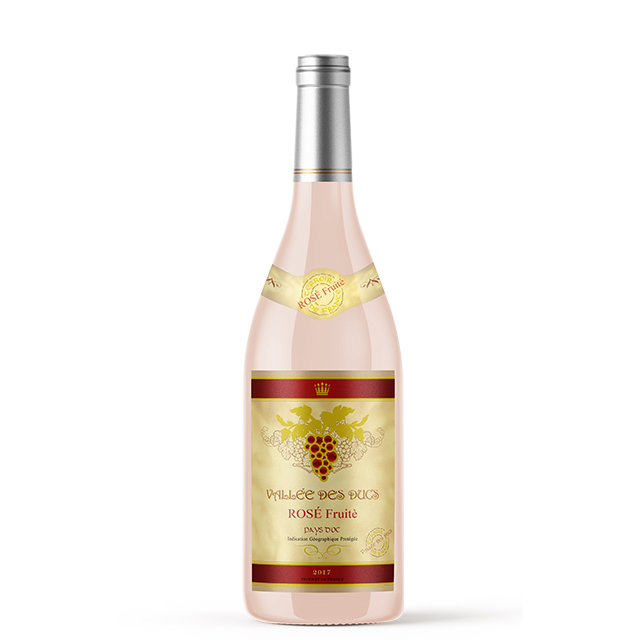 Французское вино IGP ROSE FRUITE