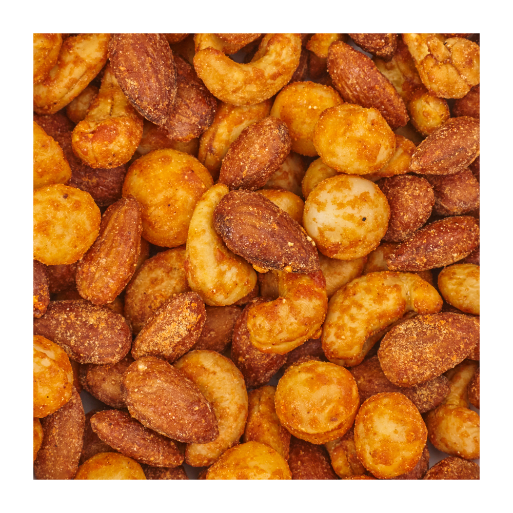 Delicious Healthy Thai Snacks Mrs.Bean Mixed Nuts Hot and Spicy Flavor