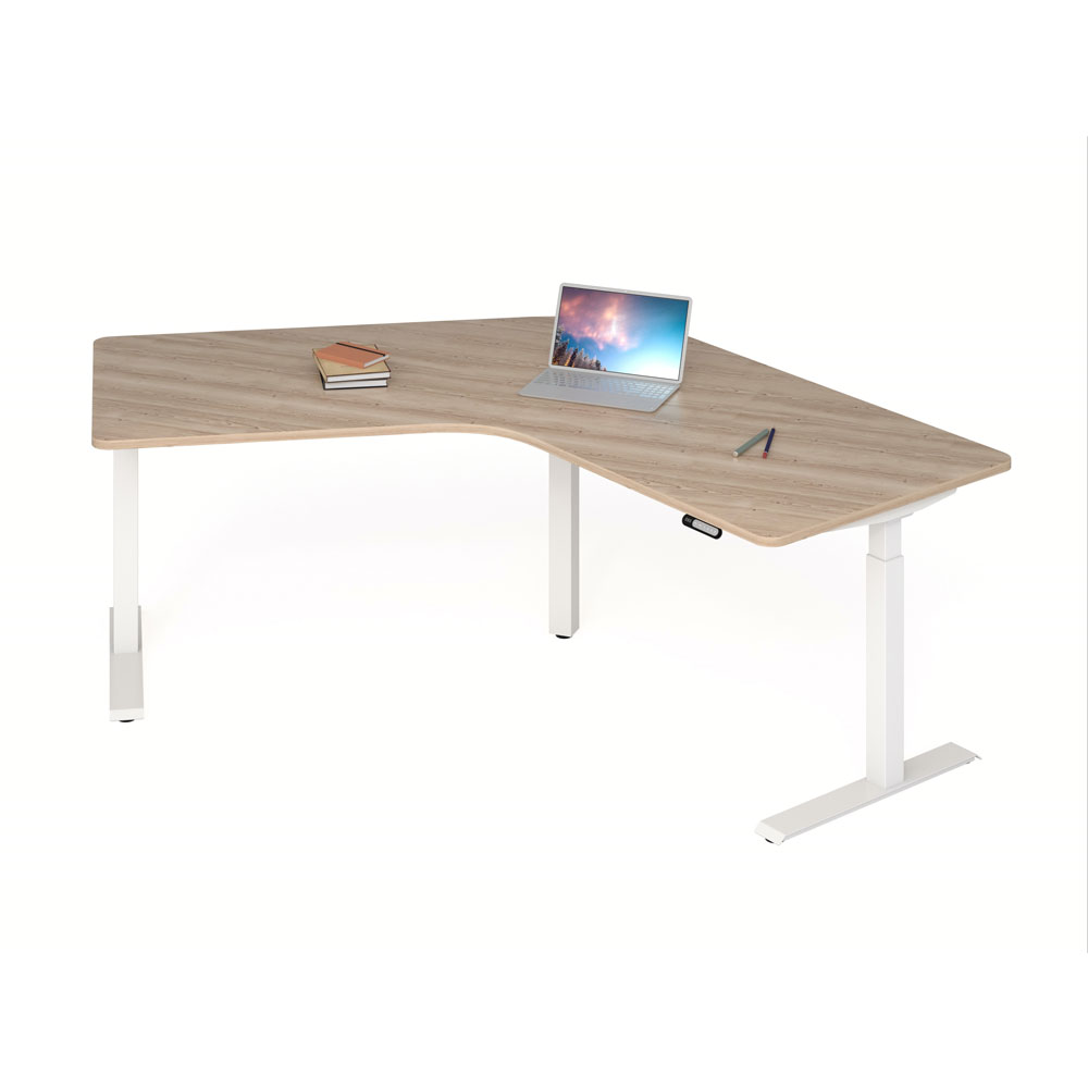Kaidi Electrical Height Adjustable Sole Table with KDZT035A Column KDTJ038 Frame KDF006D+KDF010 Foot KDDY099 Control Box