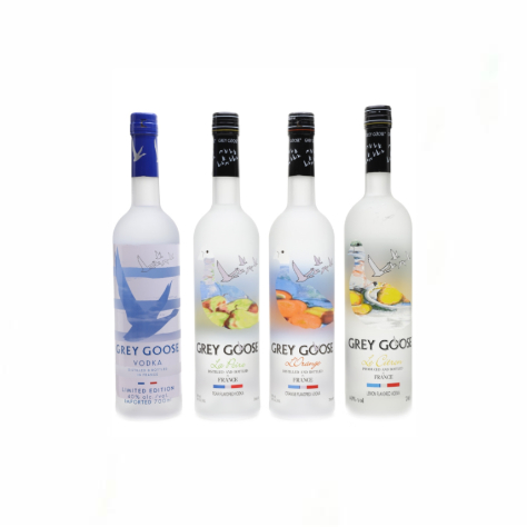Luxury French Vodka Grey Goose 40% Alcohol Bottled Vodka 700ml