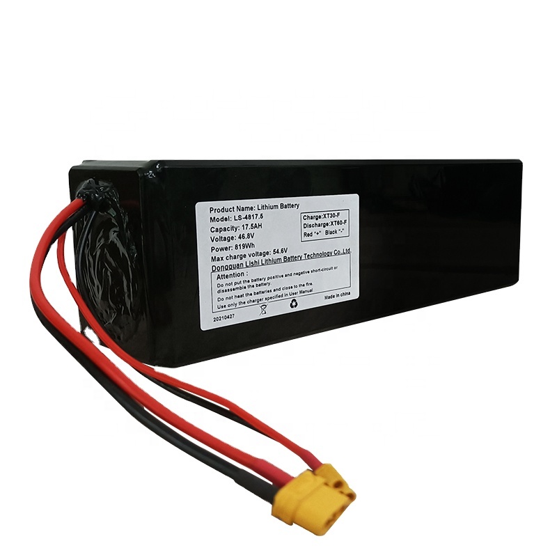 Rechargeable lithium battery 48V 17.5AH customized lithium battery pack with competitive price