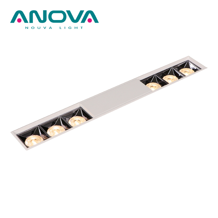 Поверхностного монтажа алюминий 17W 21W LED решетка света