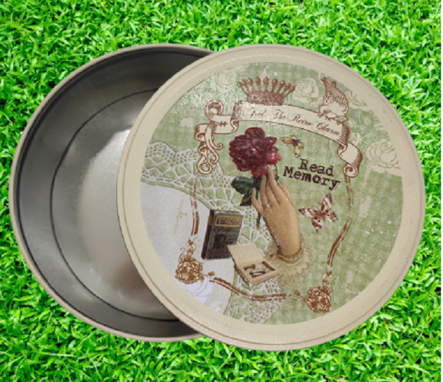 Wholesale of Cylinder Cookies Tin Metal Box