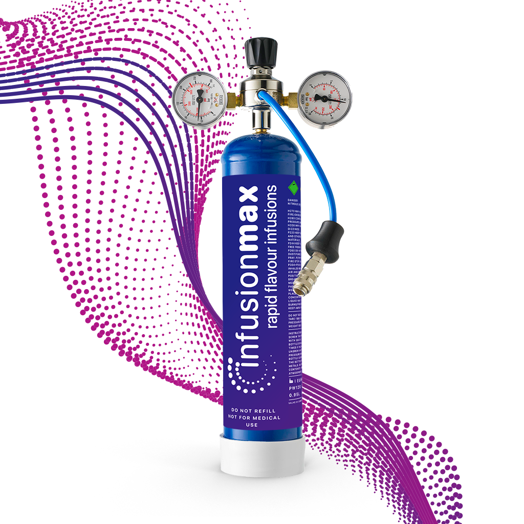 US Origin Wholesaler of InfusionMax N2O Filled Cream Charger Canister with Pressure Regulator